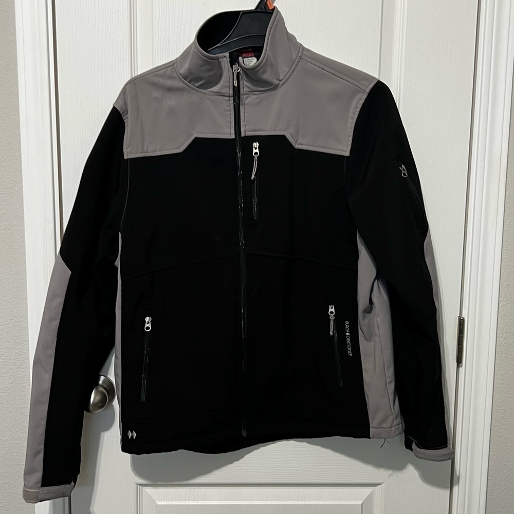 Black Diamond Double Diamond Fleece Lined Soft Shell Jacket Black Size XL